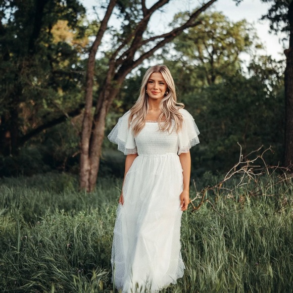 IVORIE KAI Camille white dress Size: SMALL - Picture 4 of 7